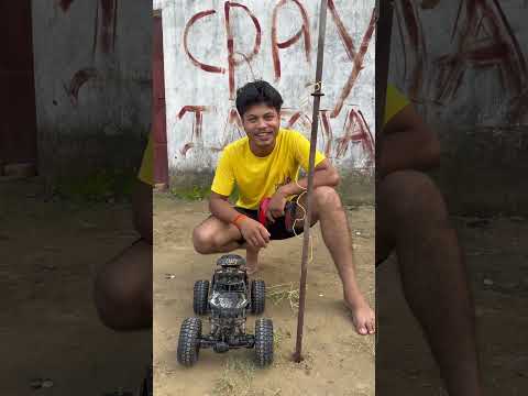 💪 Kya ye RC Monster rod ko kheech payegi? 😱 #CrazyIndian.