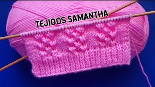 HERMOSO PATRÓN PARA TEJER CHOMPAS CHALECOS SUÉTER 🌸  / TEJIDOS SAMANTHA  #tejedoras #knitting 