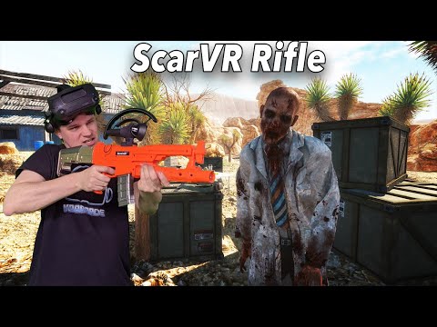 The BeswinVR ScarVR Rifle with Recoil for Valve Index and Co ...