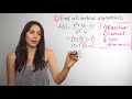 Vertical Asymptotes and Rational Functions