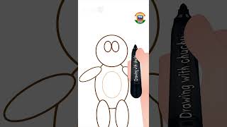 একটি ভালুক আঁকা যান - How to Draw a Bear? #Shorts #ChuChuTVBangla #Surprise #drawingforkids