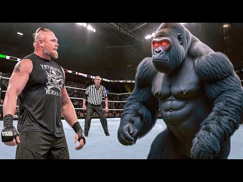 Full Match - Brock Lesnar vs Gorilla Grodd - Iron Man Match 2025 | WWE2K Jan 8, 2025