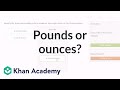 Understanding Units of Weight