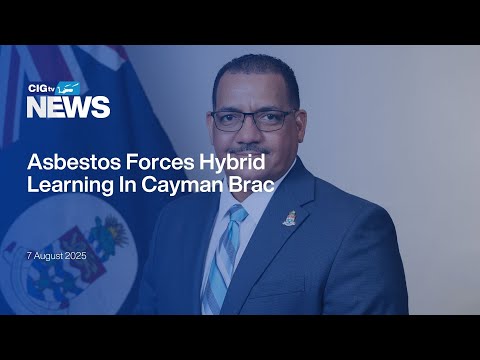 YouTube video thumbnail: Asbestos Forces Hybrid Learning In Cayman Brac