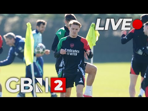 WATCH LIVE: Arsenal Champions League open training ahead of PSV clash