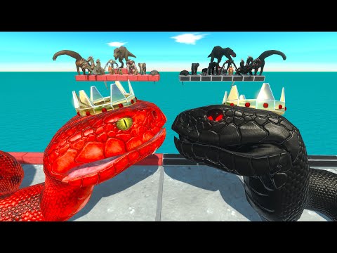 THE SHADOW BATTLE - Finding the Strongest Snake - Dinosaur War