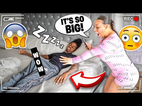 WAKING UP "BRICK' PRANK ON MY GIRLFRIEND! *cute reaction*