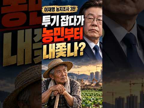 이재명, 농지 투기 잡다가, 농민 땅부터 빼앗나, 3탄