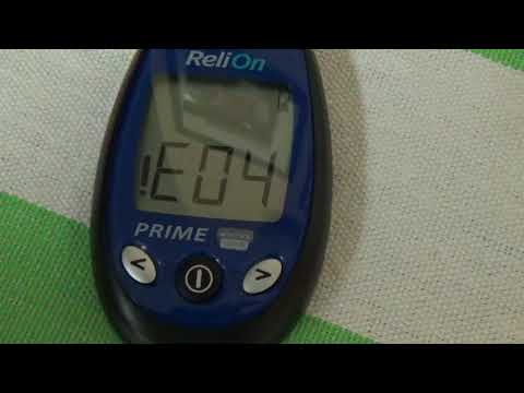 relion error glucose e04