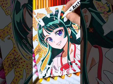 Drawing Maomao😻💞/ Stained Art🎨 || Kusuriya No Hitorigoto #drawinganime #maomao #art