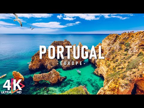 Portugal 4K - Beautiful Nature Scenic Videos With Relaxing Music - Video 4K HD