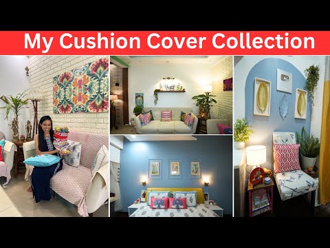 My Cushion Cover Collection 2024 | CUSHION COVERS From- Homecentre, Amazon & Pantaloons