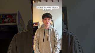 Un fan de K-POP dès qu’il reçoit de l’argent. #kpop #kpopedit