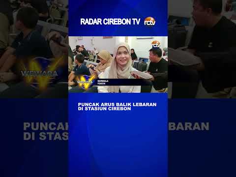 Puncak Arus Balik Lebaran di Stasiun Cirebon