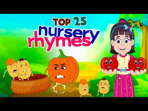 Top 25 Hit Songs - English Nursery Rhymes - Collection Of Animated Rhymes For Kids