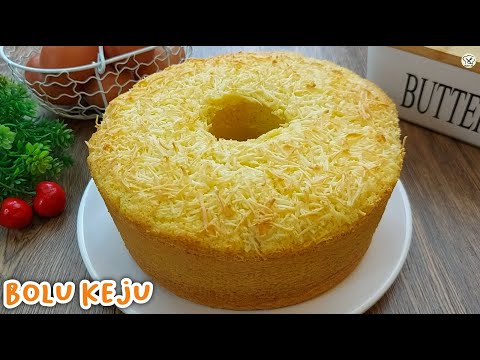 RESEP BOLU KEJU PANGGANG 4 TELUR SUPER EMPUK LEMBUT DAN WANGI