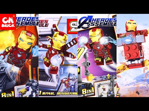 Lego Iron Man Mk50 Mk85 Minifigures Collection ep4