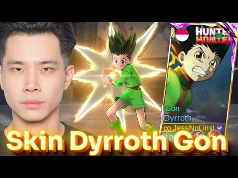 REVIEW SKIN DYRROTH GON HUNTER x HUNTER (MOBILE LEGENDS)