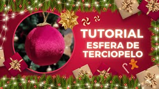 TUTORIAL ESFERA DE TERCIOPELO