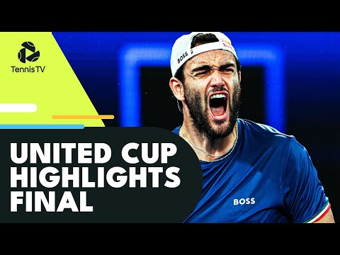 Fritz, Pegula, Berrettini & Trevisan Fight For Title | United Cup 2023 Final Highlights