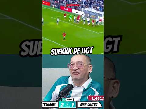 Reaksi Coach Justin liat Gol De Ligt Di menit Akhir vs Spurs 🔥 #manchesterunited #coachjustin