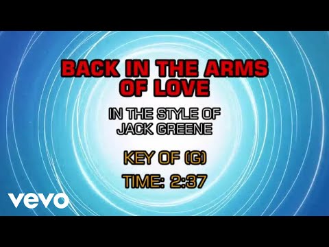 Jack Greene – Back In The Arms Of Love (Karaoke Guide Vocal)