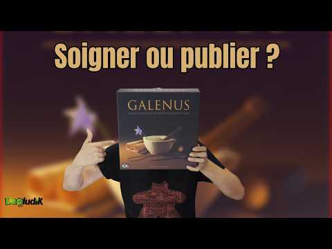 Galenus | L'ascension d'un médecin dans la Rome antique | Règles+Solo+ Avis | Ion Game Design