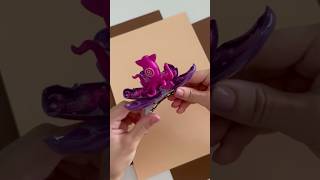 Coraline Octopus 🐙🟣🧵 #hairclip #coraline #octopus #coralinemovie #tutorials #coralineedit