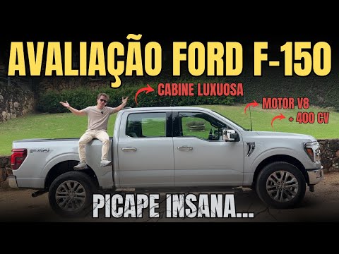 Avaliação Nova Ford F-150. Por R$519.990 - Motor V8 e 405CV. Melhor que Ram e Silverado? Confira!