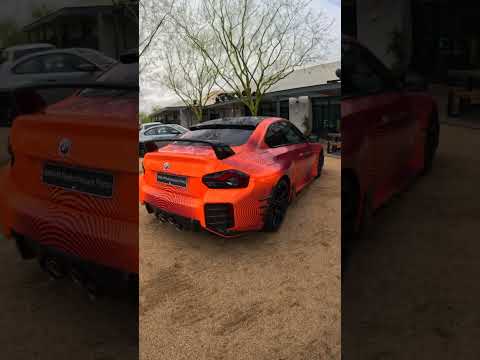 Crazy racing wing on 2023 BMW M2