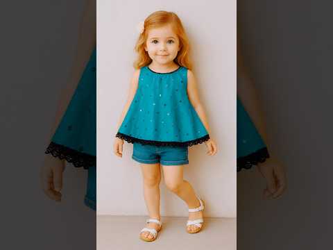 stylish baby girls one piece baby top trending #babytop #babyclothes #shortvideo