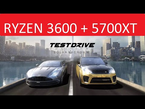 Test Drive Unlimited Solar Crown - AMD 5700XT / Ryzen 3600 Benchmark Gameplay