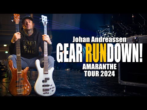 GEAR RUNDOWN! w. Johan Andreassen | AMARANTHE | TOUR 2024