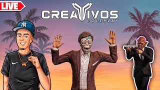 🔴 Dia 3 Como policia en Creativos RP | 🔴 EN VIVO