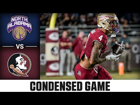 North Alabama Vs. Florida State Condensed Game | 2023 ACC Football ...