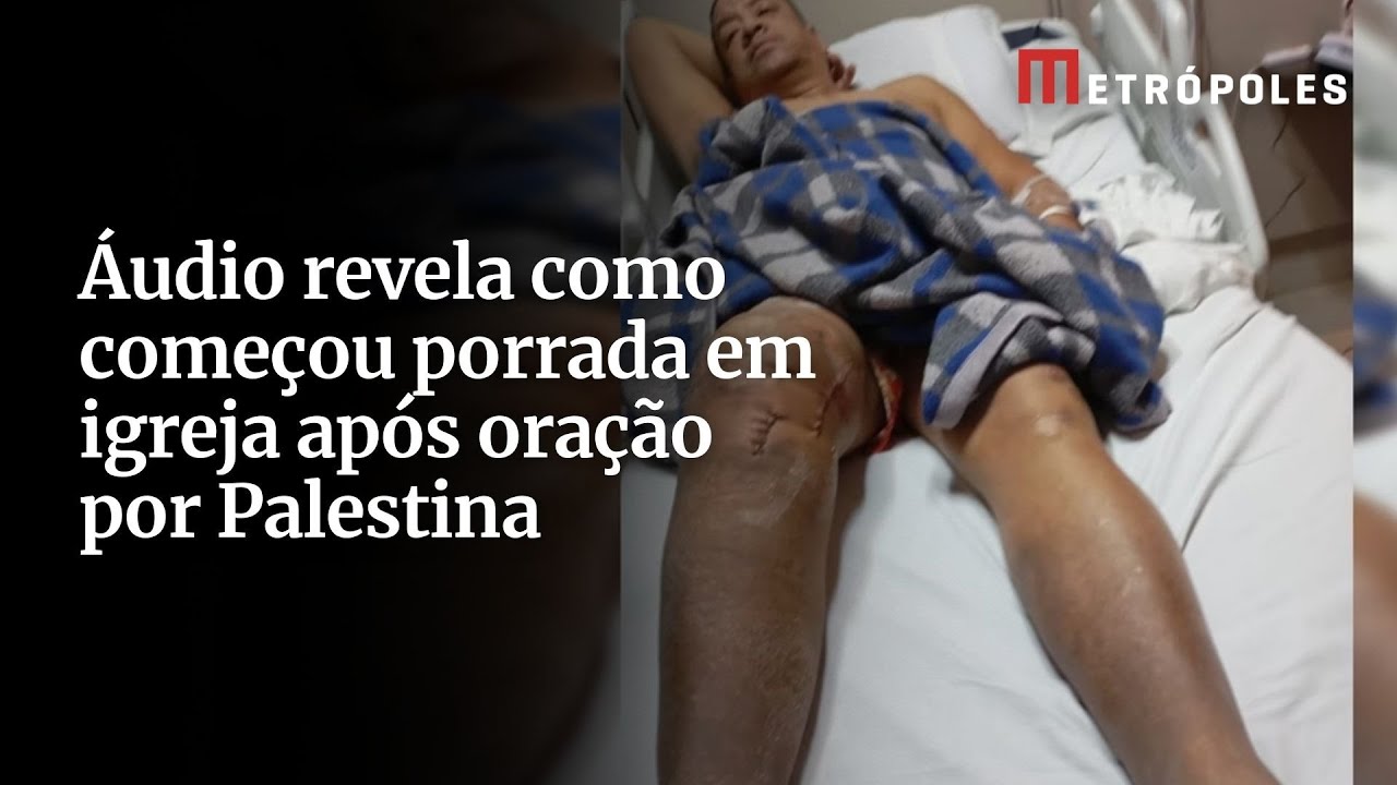 Áudio revela como começou porrada em igreja após oração por Palestina