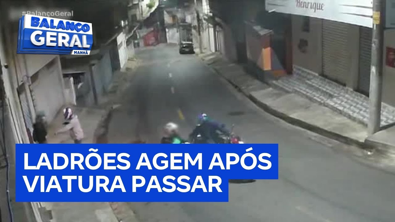 Mãe e filha são assaltadas logo após viatura passar por ladrões em SP