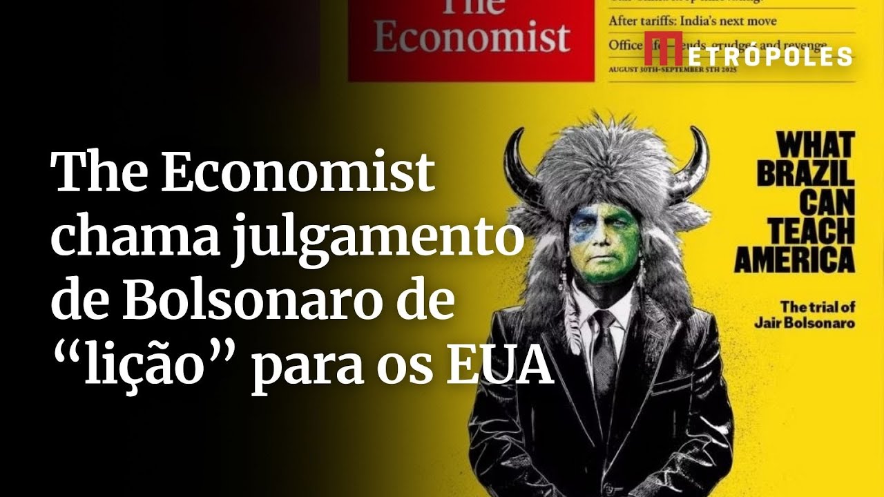 The Economist chama julgamento de Bolsonaro de lição para os EUA