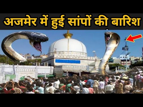 अजमेर में हुई सांप की बारिश // फिर हुआ ख्वाजा गरीब नवाज का करिश्मा // Ajmer Sharif