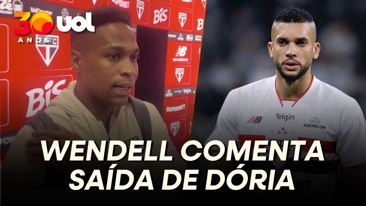 WENDELL SOBRE DÓRIA DECIDIR DEIXAR O SÃO PAULO APÓS AMEAÇAS: 'ESPERAMOS QUE ELE SEJA FELIZ'