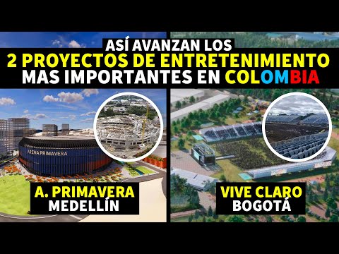 Así avanzan los 2 Proyectos de Entretenimiento Más Importantes que se Construyen en Colombia