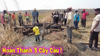 Linh Philip || Hoàn Thành 3 Cây Cầu Trên Tuyến Đường Dẫn Vào Khu Vục Ruộng Của Bản CANDONGO
