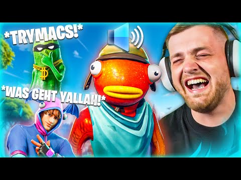 😂😱OFFENER SPRACHCHAT in FORTNITE ist ja so ein FIEBERTRAUM! | Trymacs