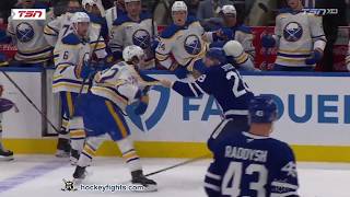 Jack Quinn vs Troy Stecher | Oct 15, 2026 | Buffalo Sabres at Toronto Maple Leafs