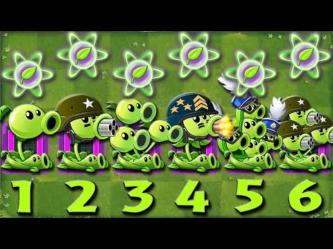 All Combos PEA & Pea Vine Vs Team Zombies - Who Will Win? - Pvz 2 Challenge