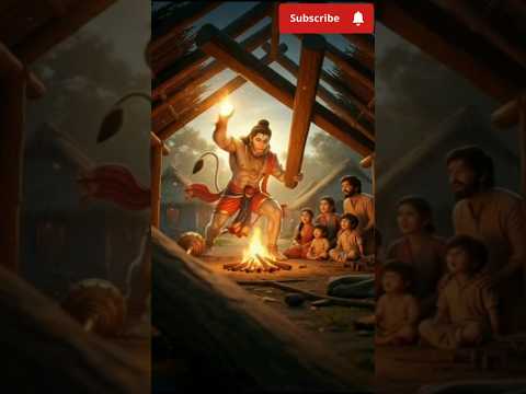 🔥 हनुमान जी ने बचाया गरीब परिवार पर गिरती छत से! 🙏  बजरंगबली का चमत्कार #hanuman #trendingshorts