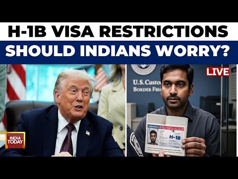 US Hikes H-1B Visa Fee News LIVE | H-1B Visa News LIVE Updates | Trump News LIVE | US News LIVE