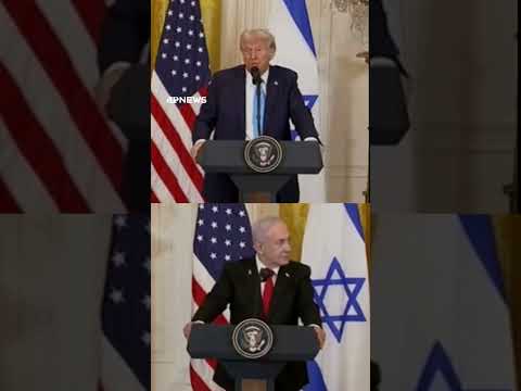 Trump se reúne com Netanyahu e afirma que EUA assumirão controle de Gaza #shorts