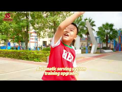 Teenager's basketball shooting machine K6809P2