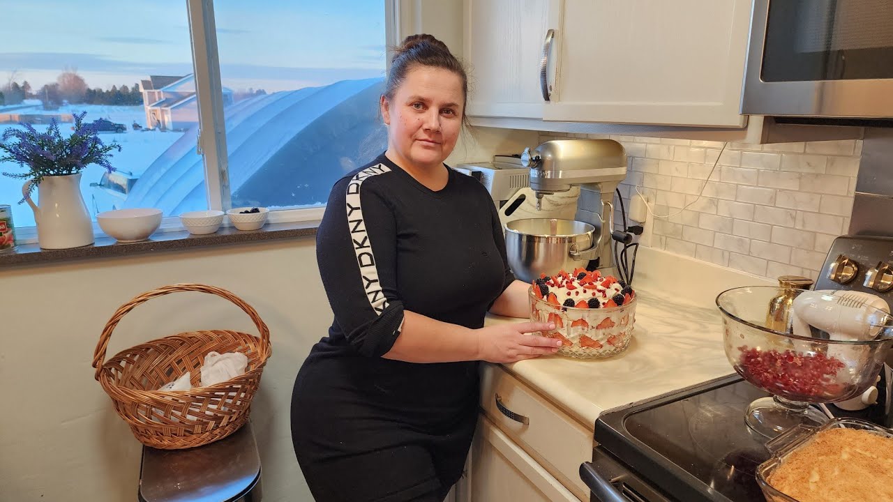 Английский торт/ angel food trifle recipe